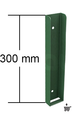 ceownik montażowy do podmurówki zielony 30 cm