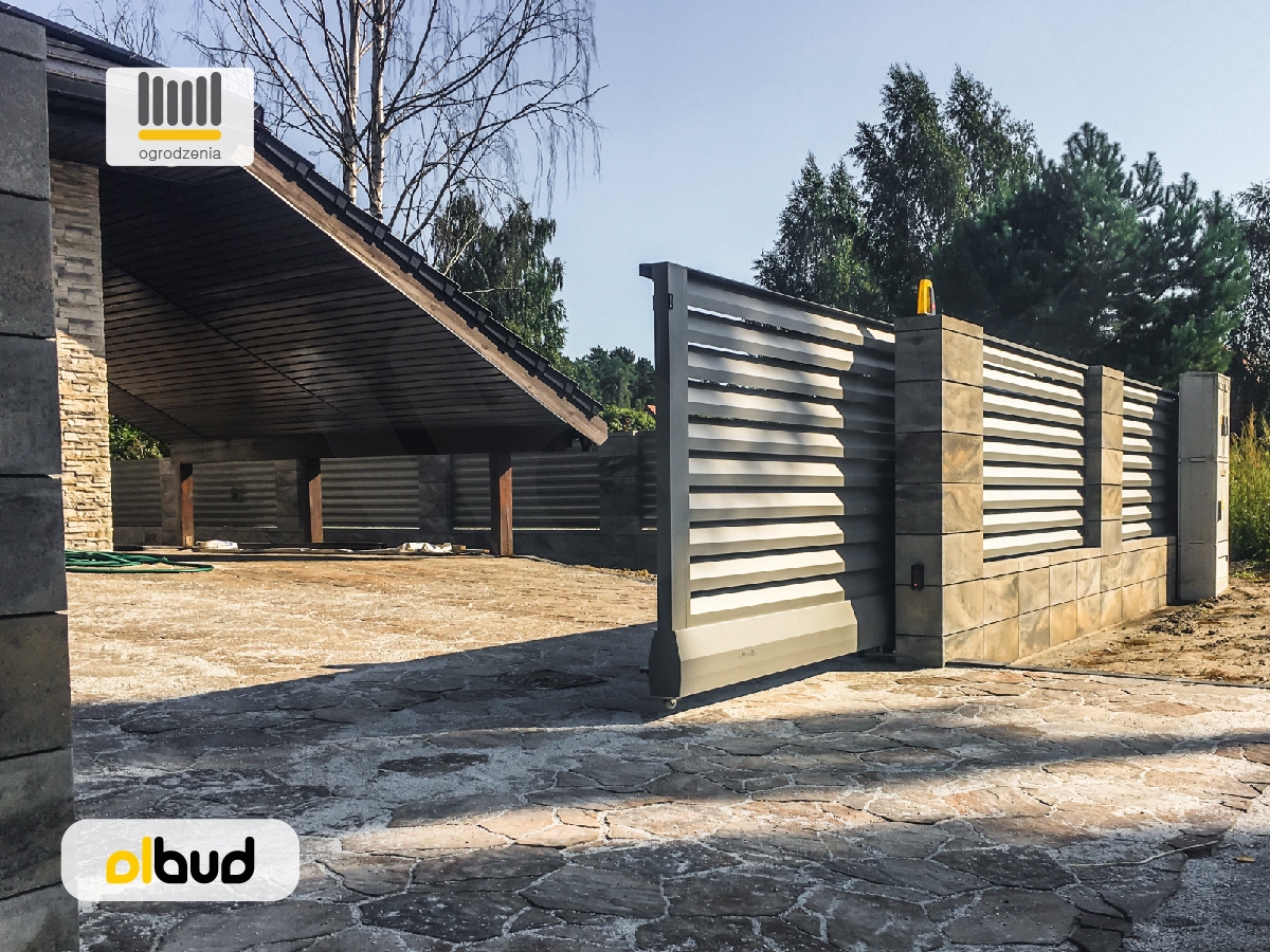 ogrodzenie murowane roma joniec_brama posesyjna aluminiowa alfen ogrodzenia