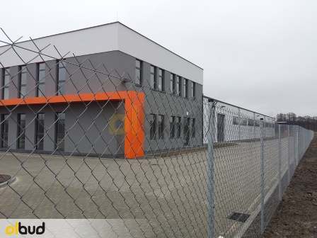 Ogrodzenie przemysłowe z paneli 3D terenu firmy w Gdańsku