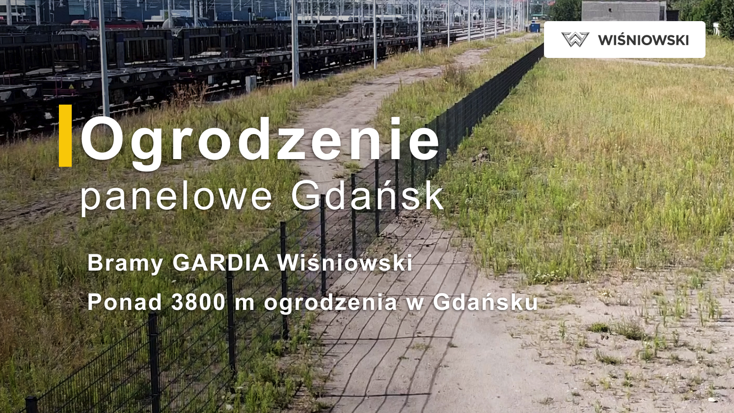 Montaż ogrodzenia panelowego 2D Wiśniowski w Gdańsku