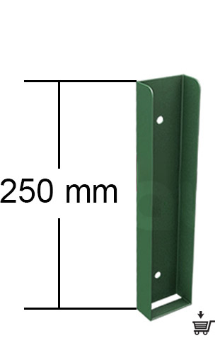 ceownik montażowy do podmurówki zielony 25 cm